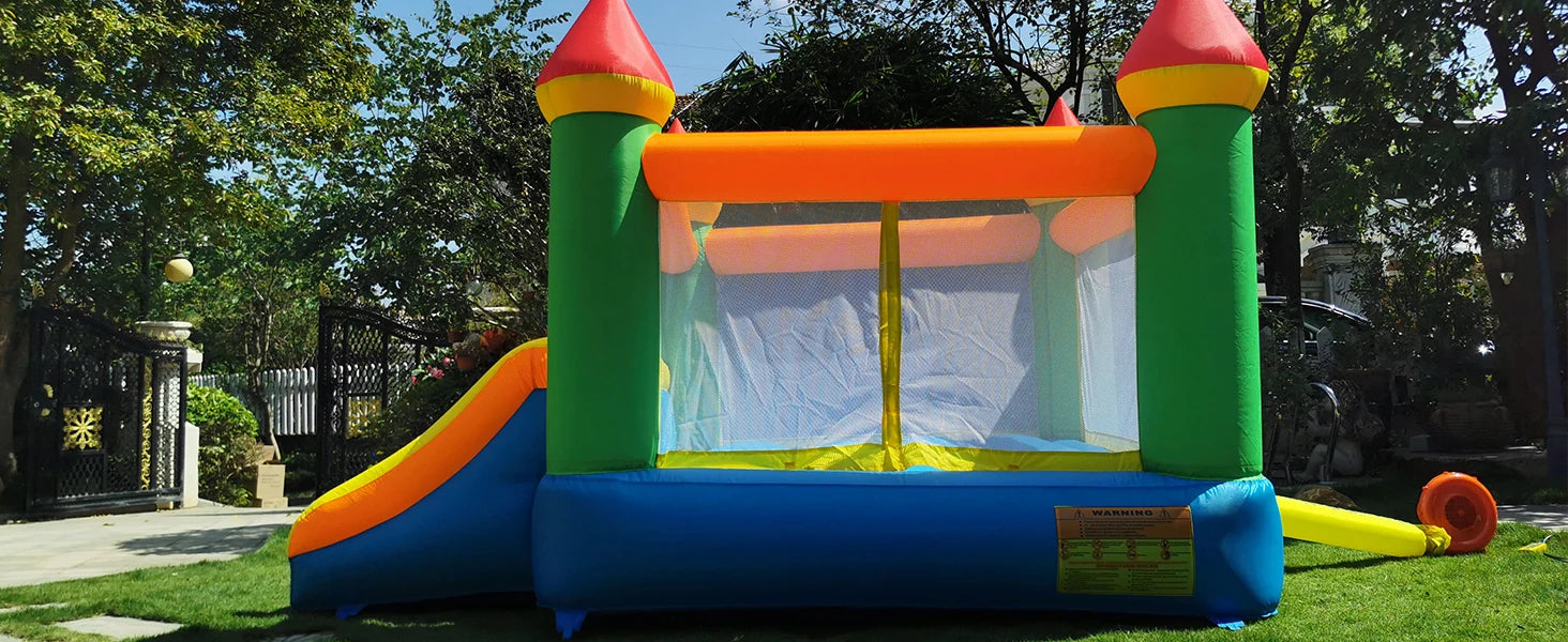 12*9*8ft Bounce House With Blower - Ohberri