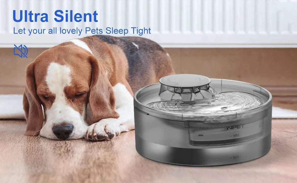 Pet Fountain, 170oz/1.3Gallon/5L Large Automatic Water Dispenser Ohberri