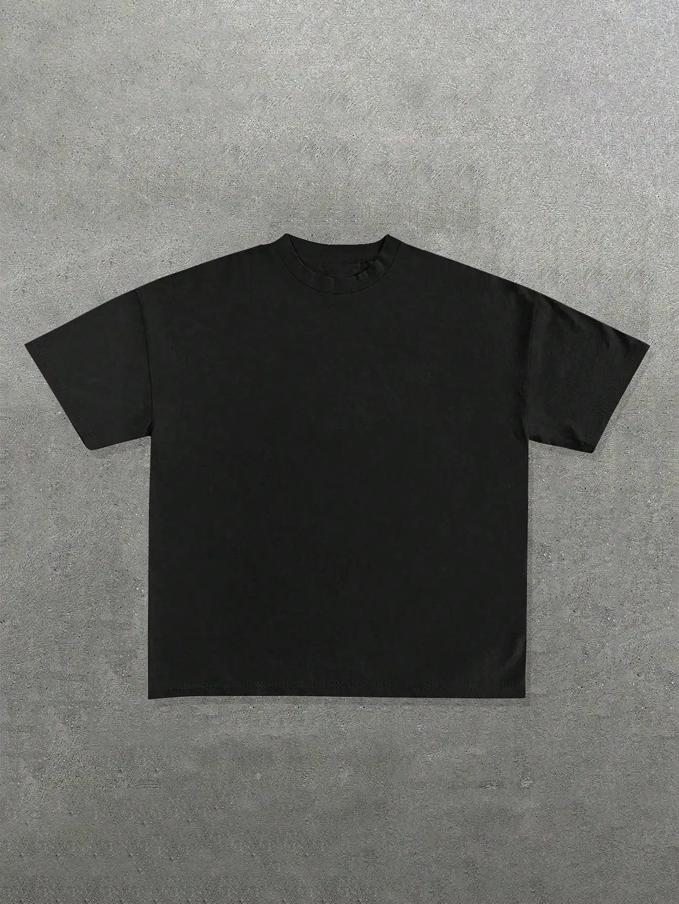 Crew Neck Short Sleeve Casual T-Shirt Ohberri