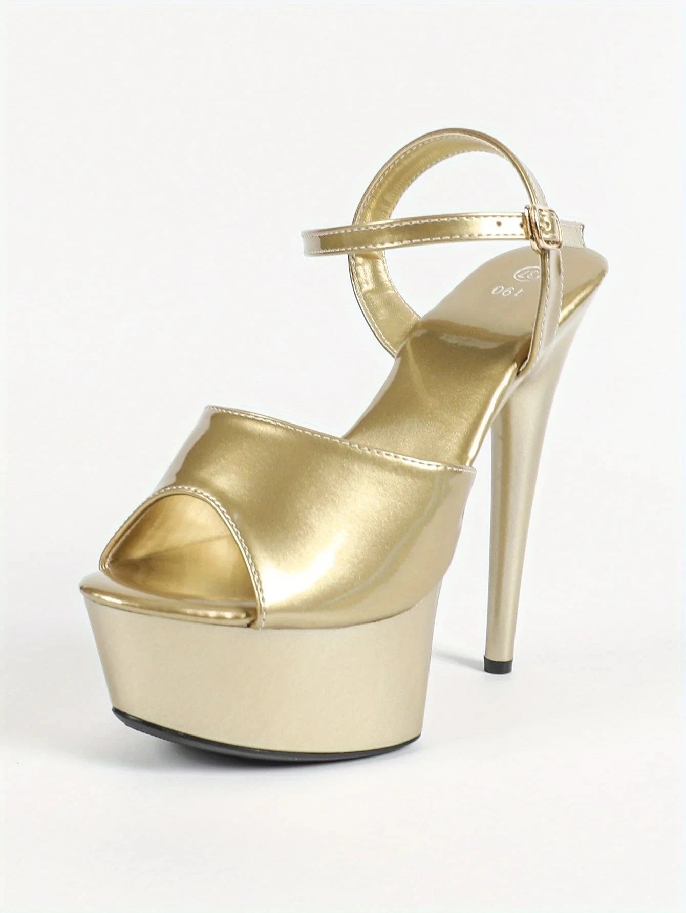 Leather Slim High-heel- Khaki Color Ohberri
