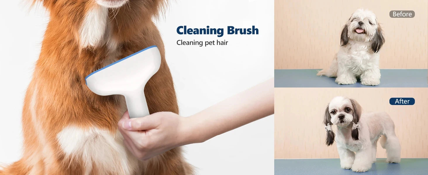 Grooming Kit with 2L Vacuum Suction 99% Pet Hair-Professional with 5 Grooming Tools Ohberri