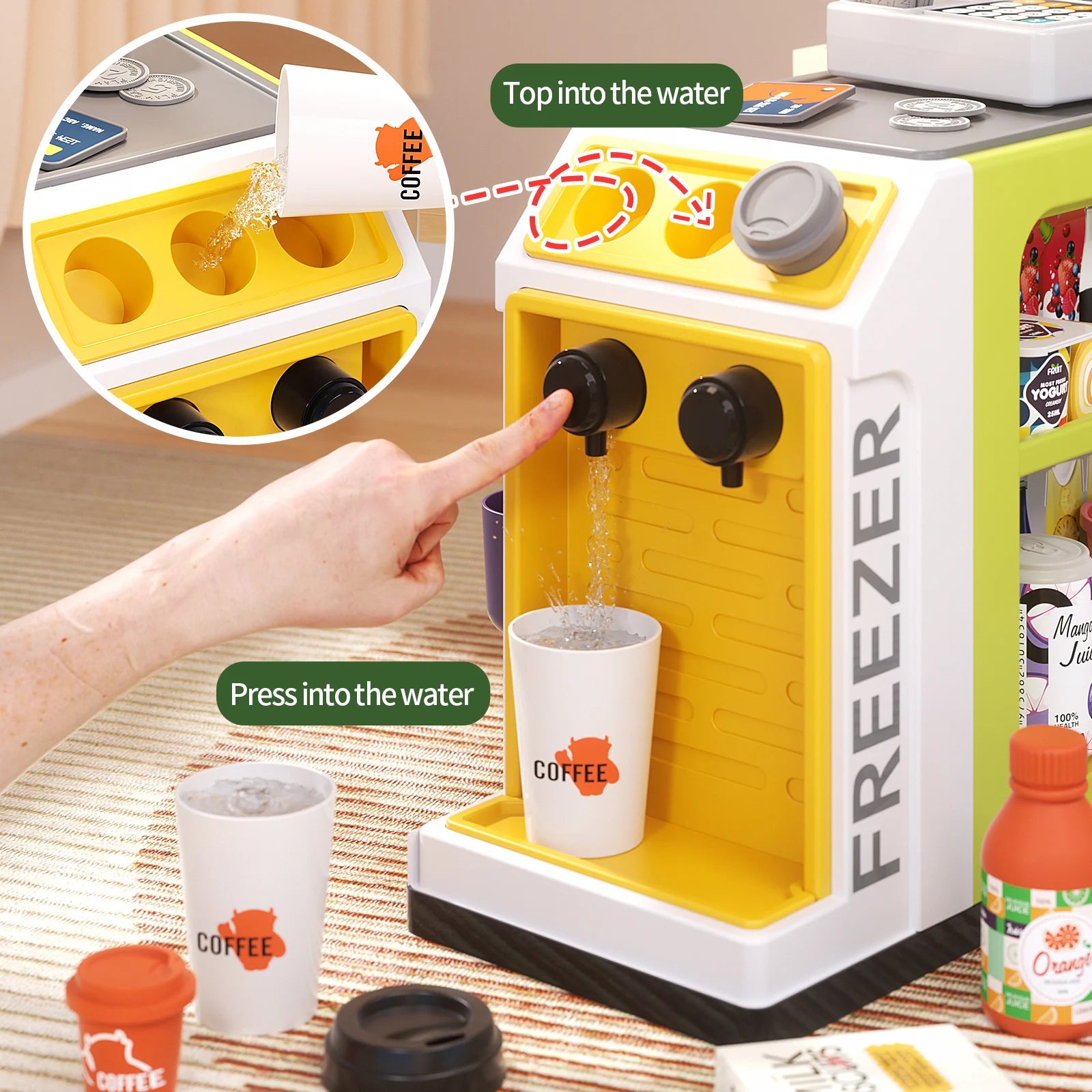 Children's Supermarket Radio Toy Vending Machine - Ohberri