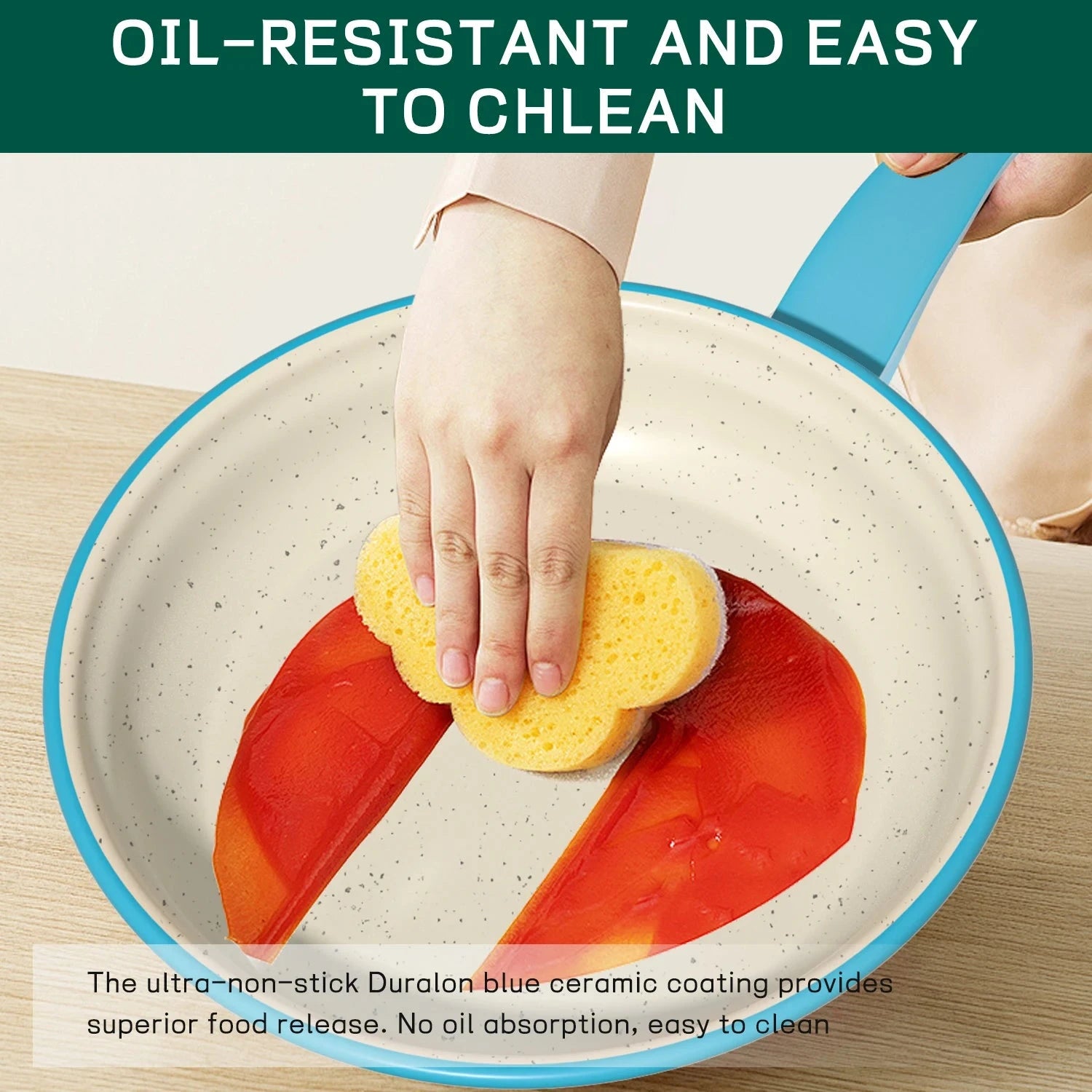 13-Piece Luxury Non-Stick Cookware Set Ohberri