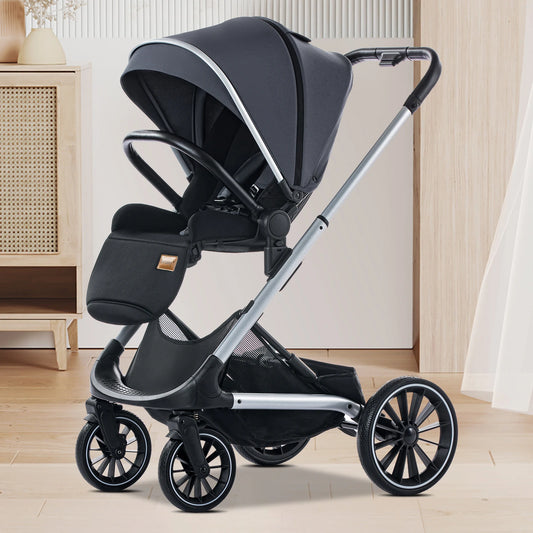 Baby Stroller Reversible Seat with Bassinet Mode - Ohberri