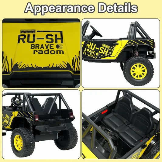 2 Seater Power Wheels 4WD UTV Ride On Car Ohberri