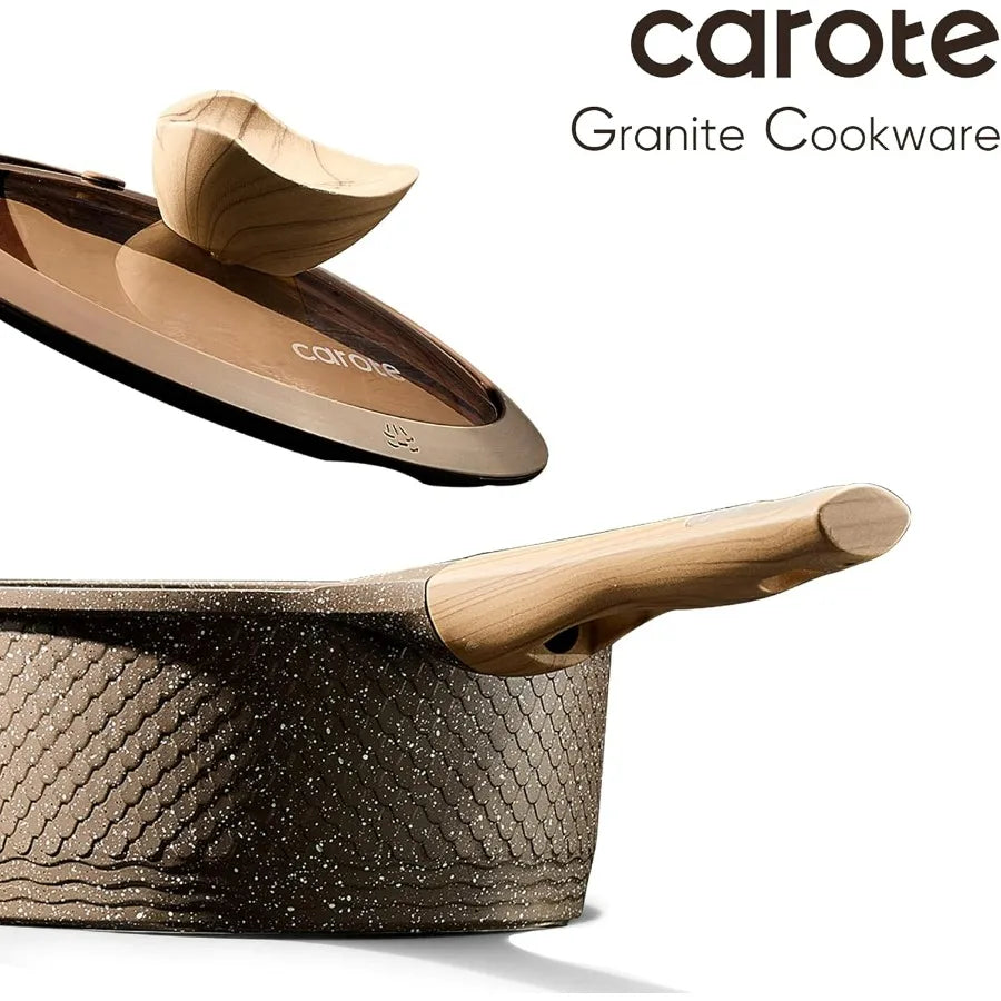 26PCS Pots and Pans Set Non Stick Cookware Set for Induction Ohberri