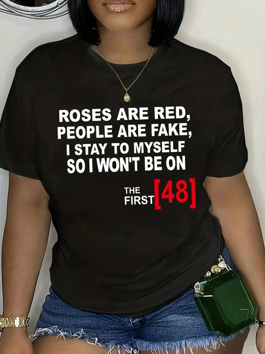 Crew Neck T-Shirt - Soft, Breathable, Casual Short Sleeve Ohberri