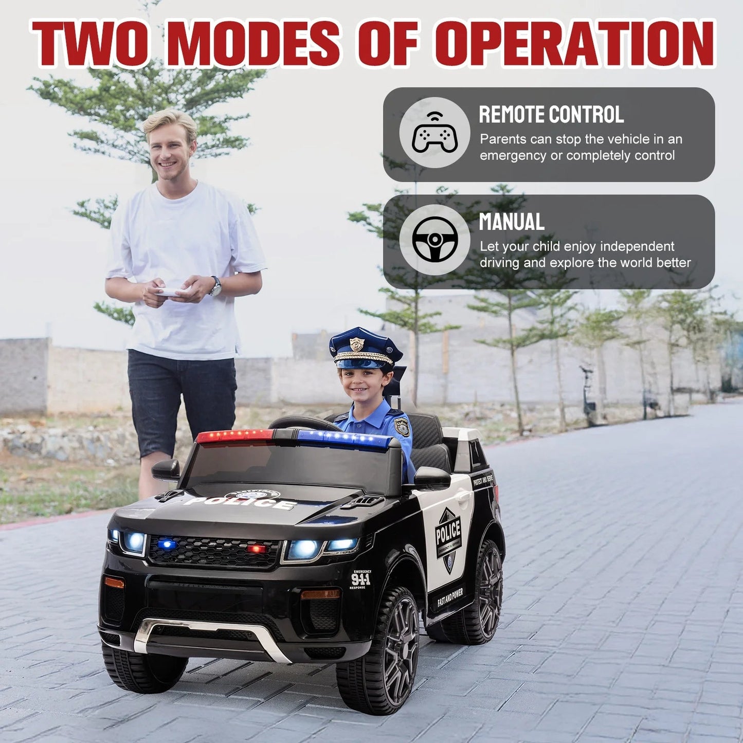 Kids Ride On Car 12V Battery Powered Electric Vehicle Power Wheel Ohberri