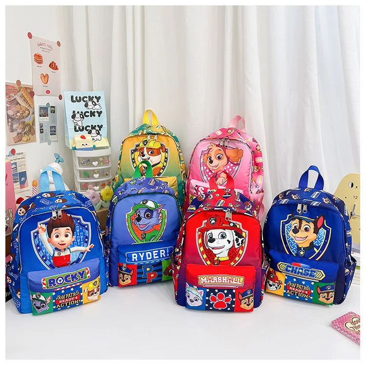 Original PAW Patrol Children School Bag Cute Dogs Fashion Boy Girl Backpack Kids Kindergarten Backpacks Chase Skye Baby Gift - Ohberri