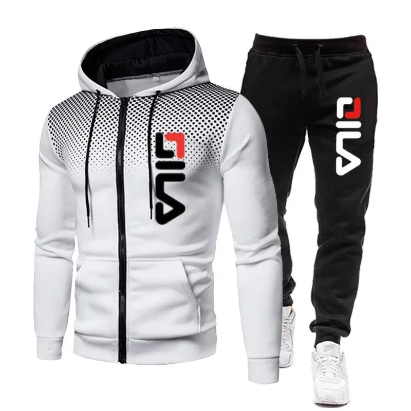 Mens Tracksuits+Sweatpants Two Pieces Suits Ohberri