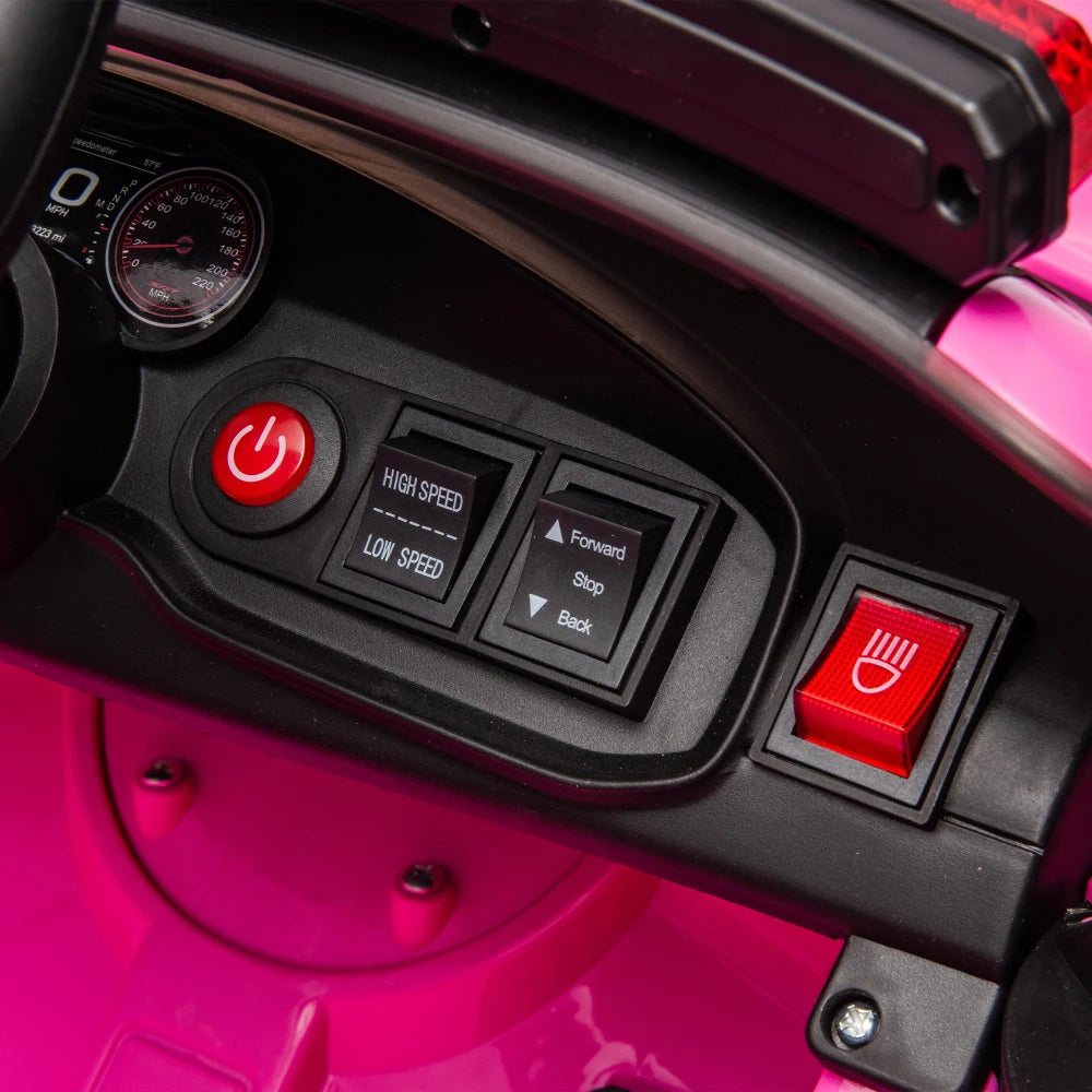 Licensed Dodge Charger,12v Kids ride on police car W/ Remote Control Ohberri