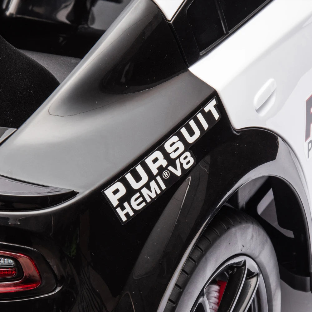 Licensed Dodge Charger,12v Kids ride on police car W/ Remote Control Ohberri