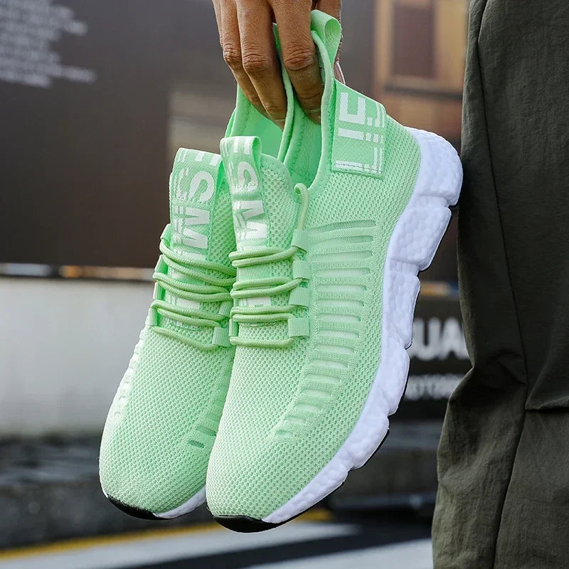 Men Lightweight Breathable Mesh Casual Shoes Ohberri