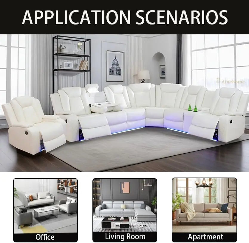 Reclining Sectional Sofa - Ohberri