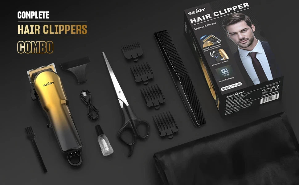 Clippers for Men, Professional Hair Trimmer Ohberri