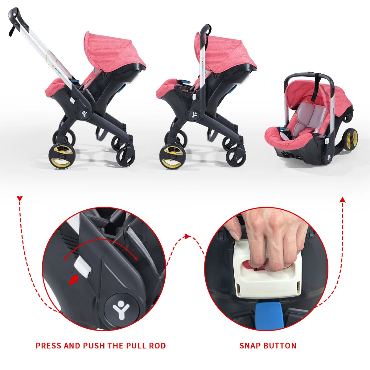 two-way baby stroller - Ohberri