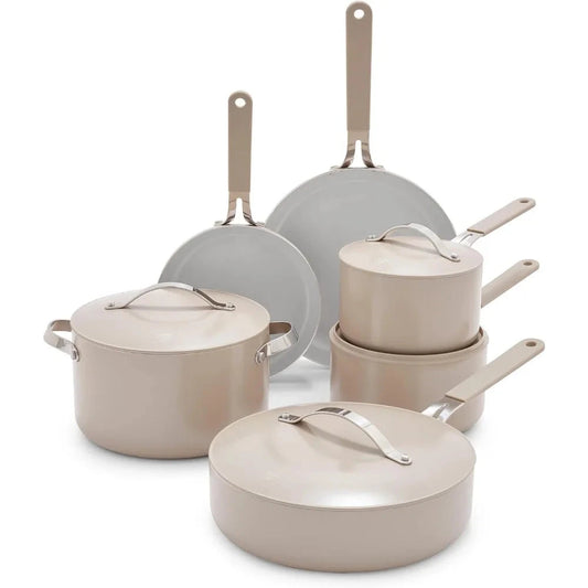 10-Piece Ceramic Nonstick Cookware Ohberri