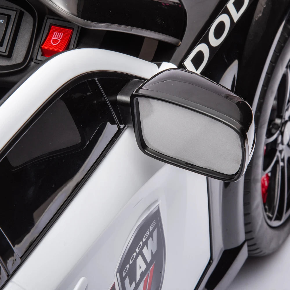 Licensed Dodge Charger,12v Kids ride on police car W/ Remote Control Ohberri