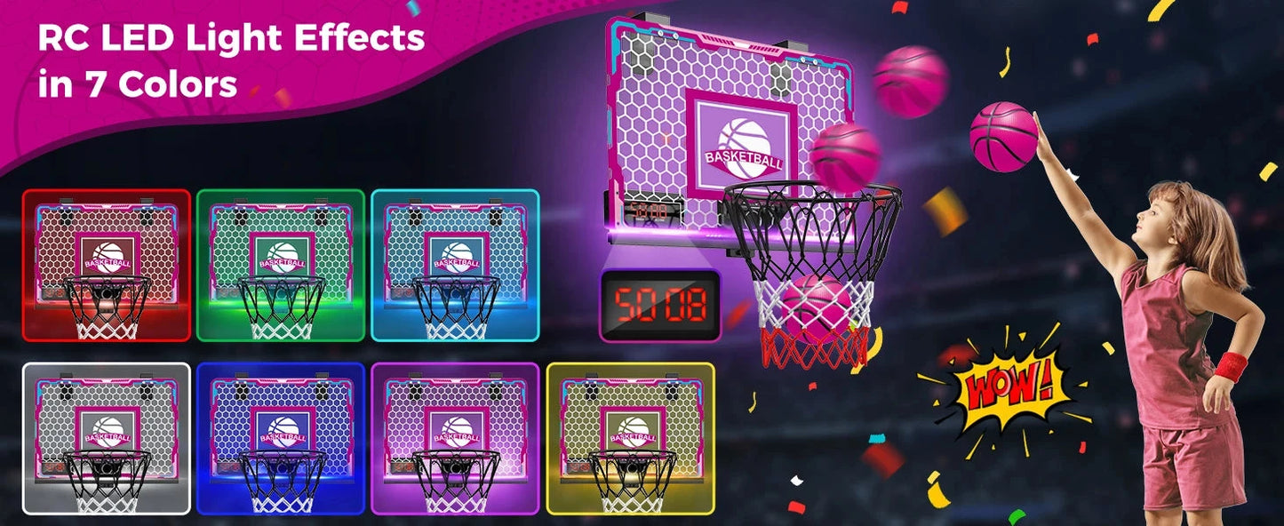 Basketball Hoop Mini Scoreboard for Girls Ohberri