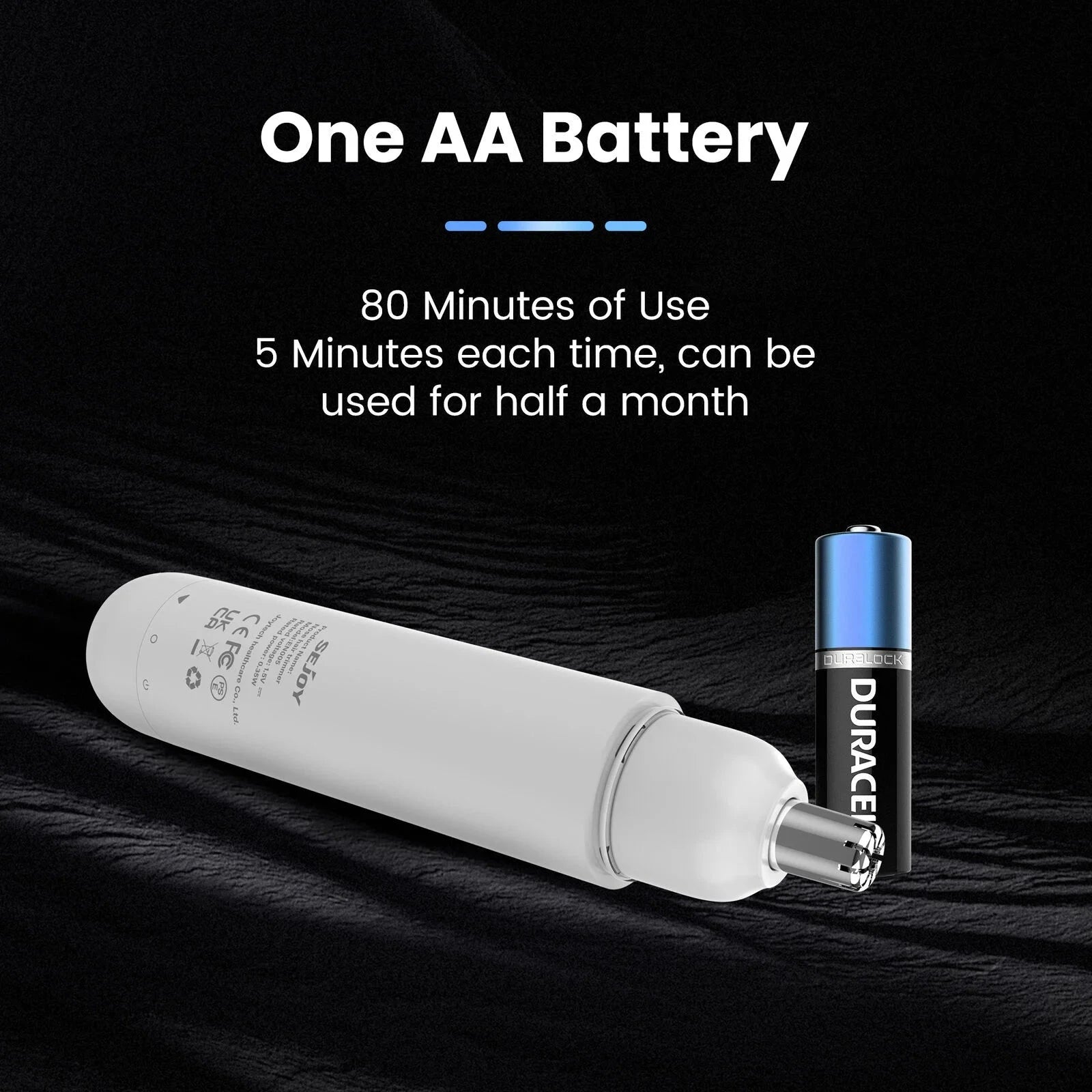 2-IN-1 Nose Hair Trimmer Men Women Ear Hair Trimmer Small Electric Trimmer Ohberri