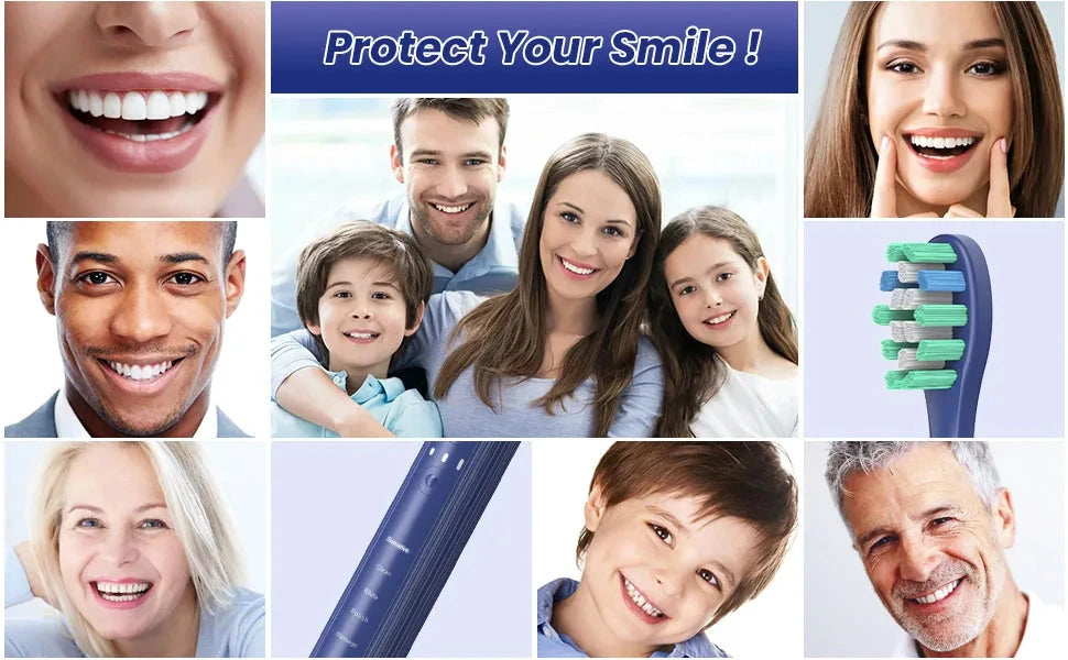 Sonic Rechargeable Ultra Whitening Electric Toothbrush Ohberri