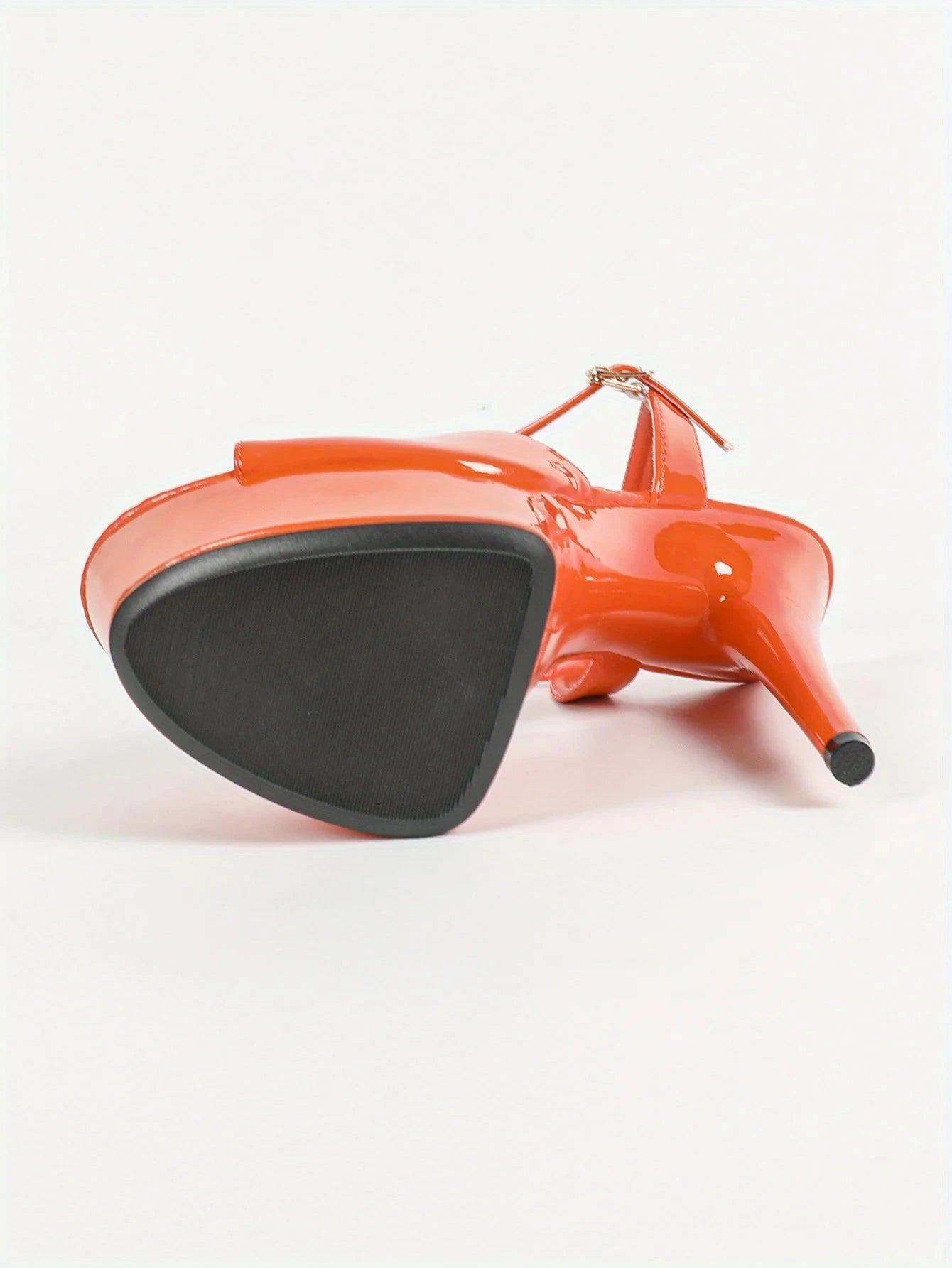 Leather Slim High-heel- Khaki Color Ohberri