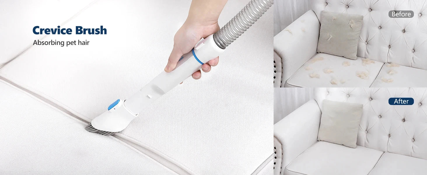 Grooming Kit with 2L Vacuum Suction 99% Pet Hair-Professional with 5 Grooming Tools Ohberri