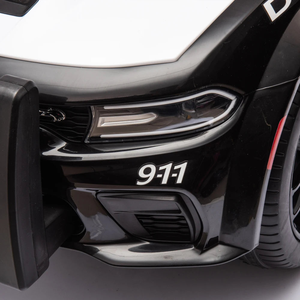 Licensed Dodge Charger,12v Kids ride on police car W/ Remote Control Ohberri