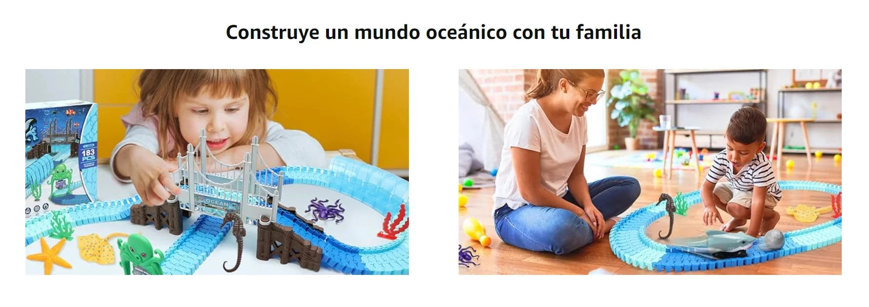 Racetrack Cars Ocean Train Ohberri