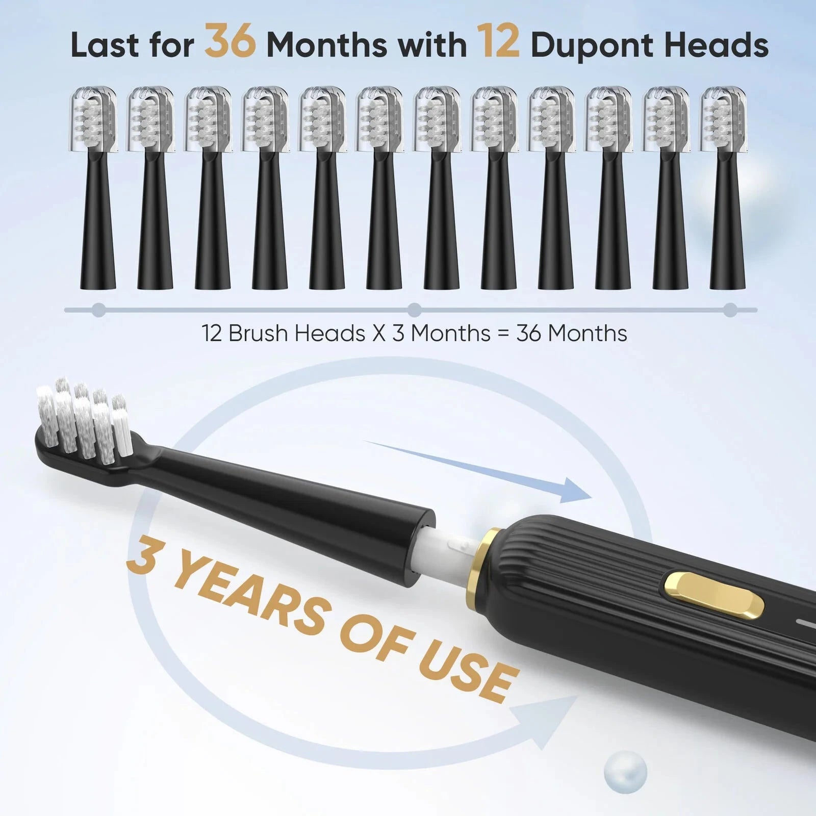 Sonic Rechargeable Ultra Whitening Electric Toothbrush Ohberri