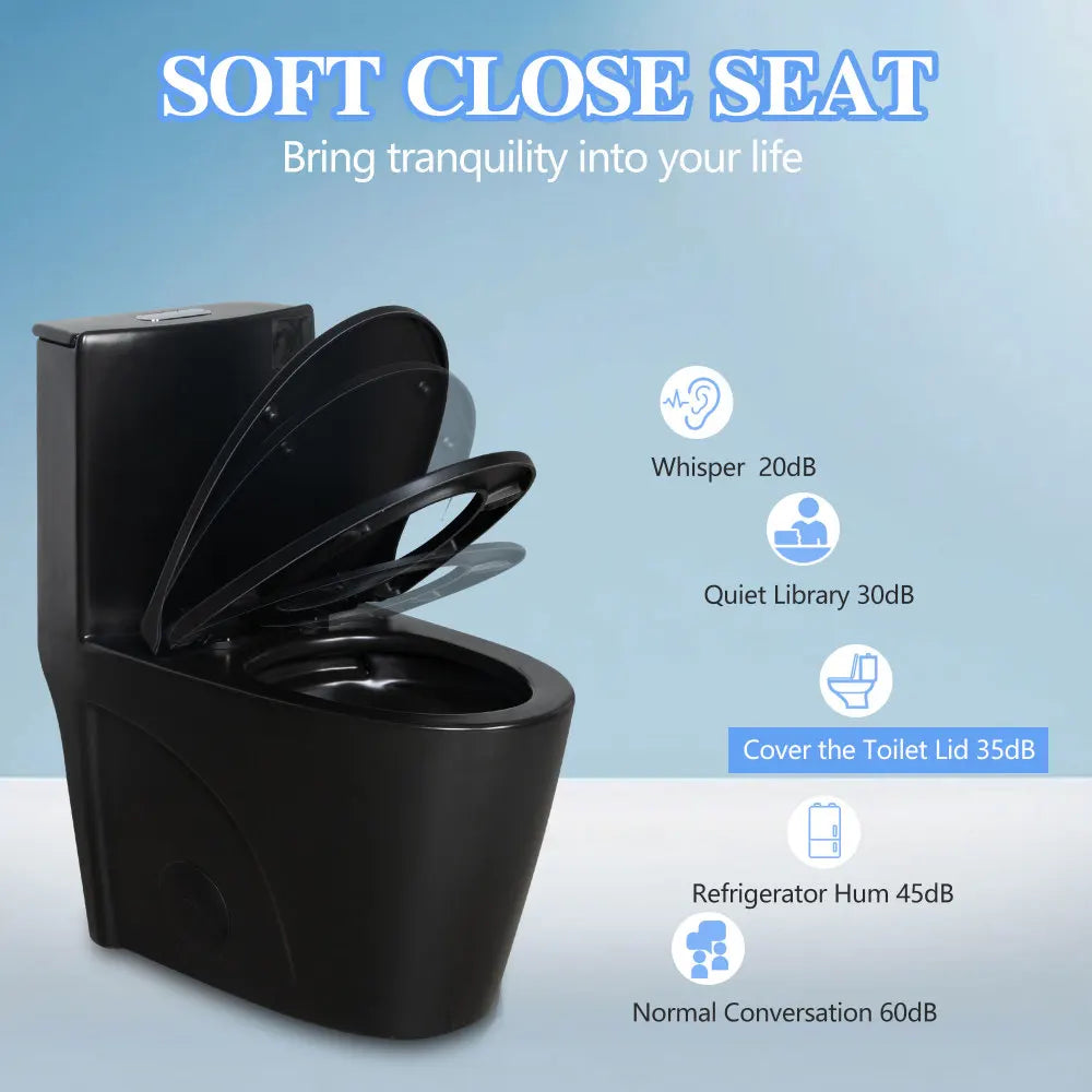 Dual-Flush, Water-Saving Elongated Ohberri