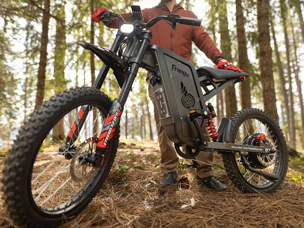 6000W Brushless Gearless Motors 30AH Lithium Battery Speed 90Kmh Electric Dirt Bike - Ohberri