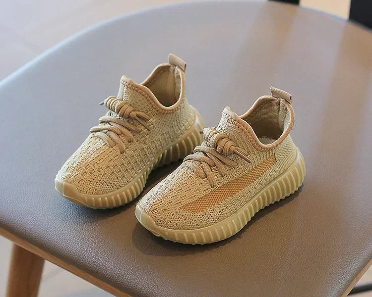 Casual Breathable Soft Bottom Kids Tennis Shoes Ohberri