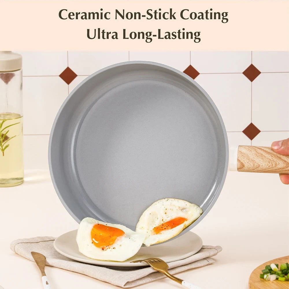 8 Piece Pan and Pot Set with Lid Ohberri