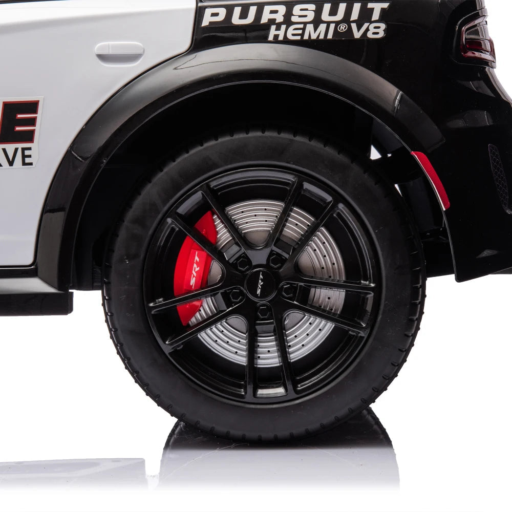 Licensed Dodge Charger,12v Kids ride on police car W/ Remote Control Ohberri