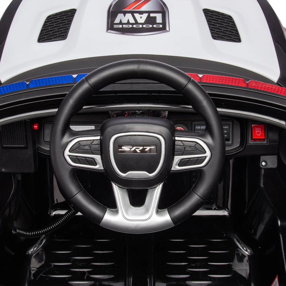 Licensed Dodge Charger,12v Kids ride on police car W/ Remote Control Ohberri