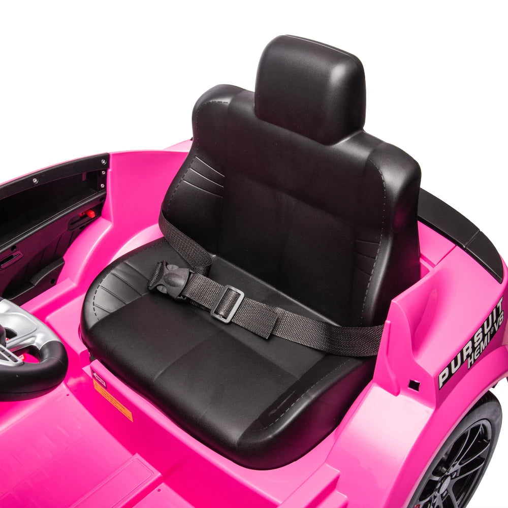 Licensed Dodge Charger,12v Kids ride on police car W/ Remote Control Ohberri