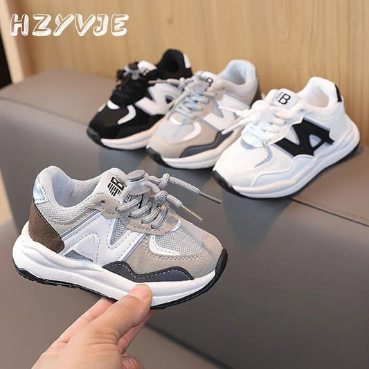 Boys and Girls Fashion Casual Sneakers Kid's Trend Chic Running Shoes Basketball Shoes Children Flat Baby Toddler Outdoor Shoes Ohberri