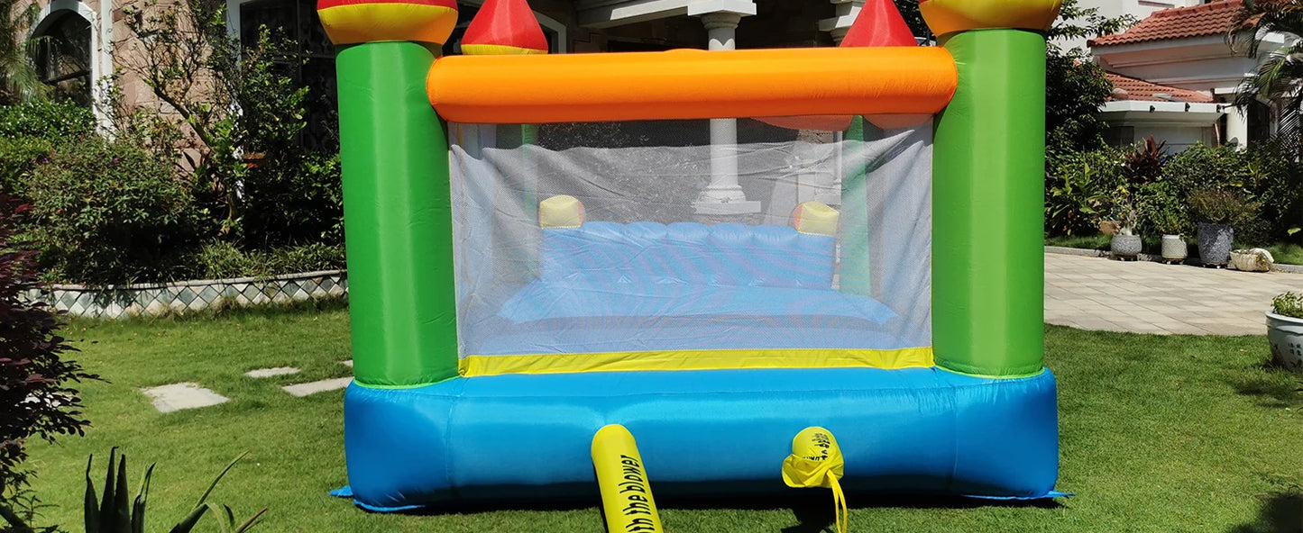 12*9*8ft Bounce House With Blower - Ohberri