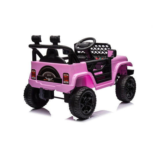 Kids Ride on Truck Car w/ Remote, Bluetooth,pink Ohberri