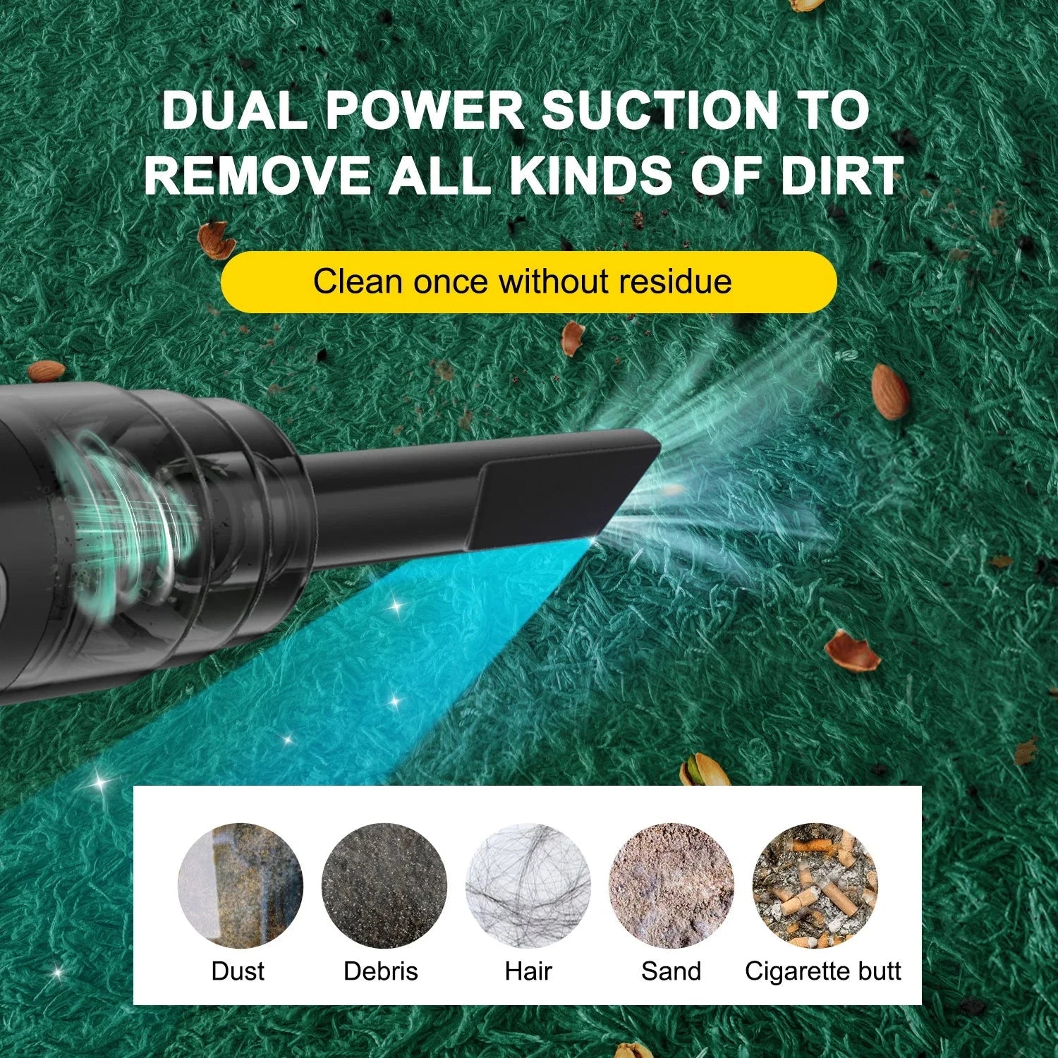 Portable Powerful Wireless Vacuum Cleaner Ohberri