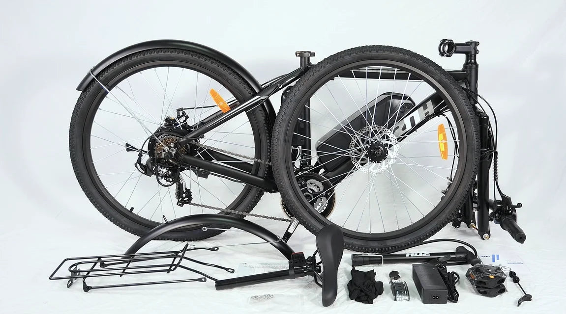 1000W Motor Peak 48V Electric Bike 26 inch Electric Mountain Bike 50Miles Range 20MPH - Ohberri
