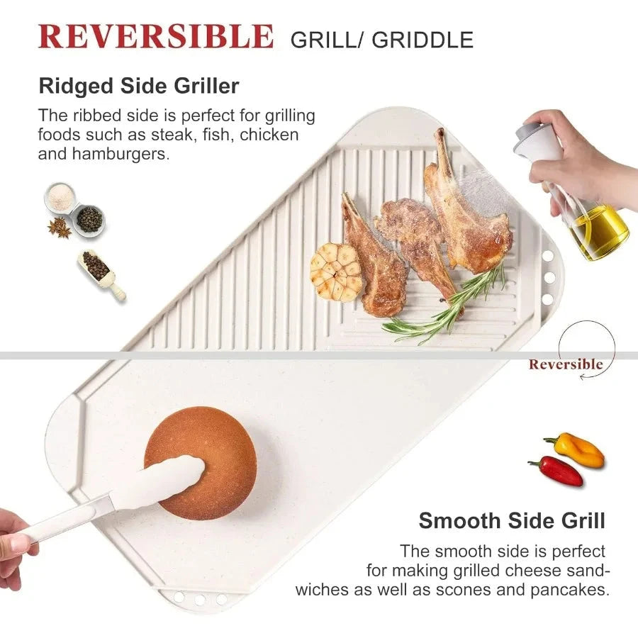 20Pcs Cookware Sets Nonstick Pots and Pans Set Granite Ohberri