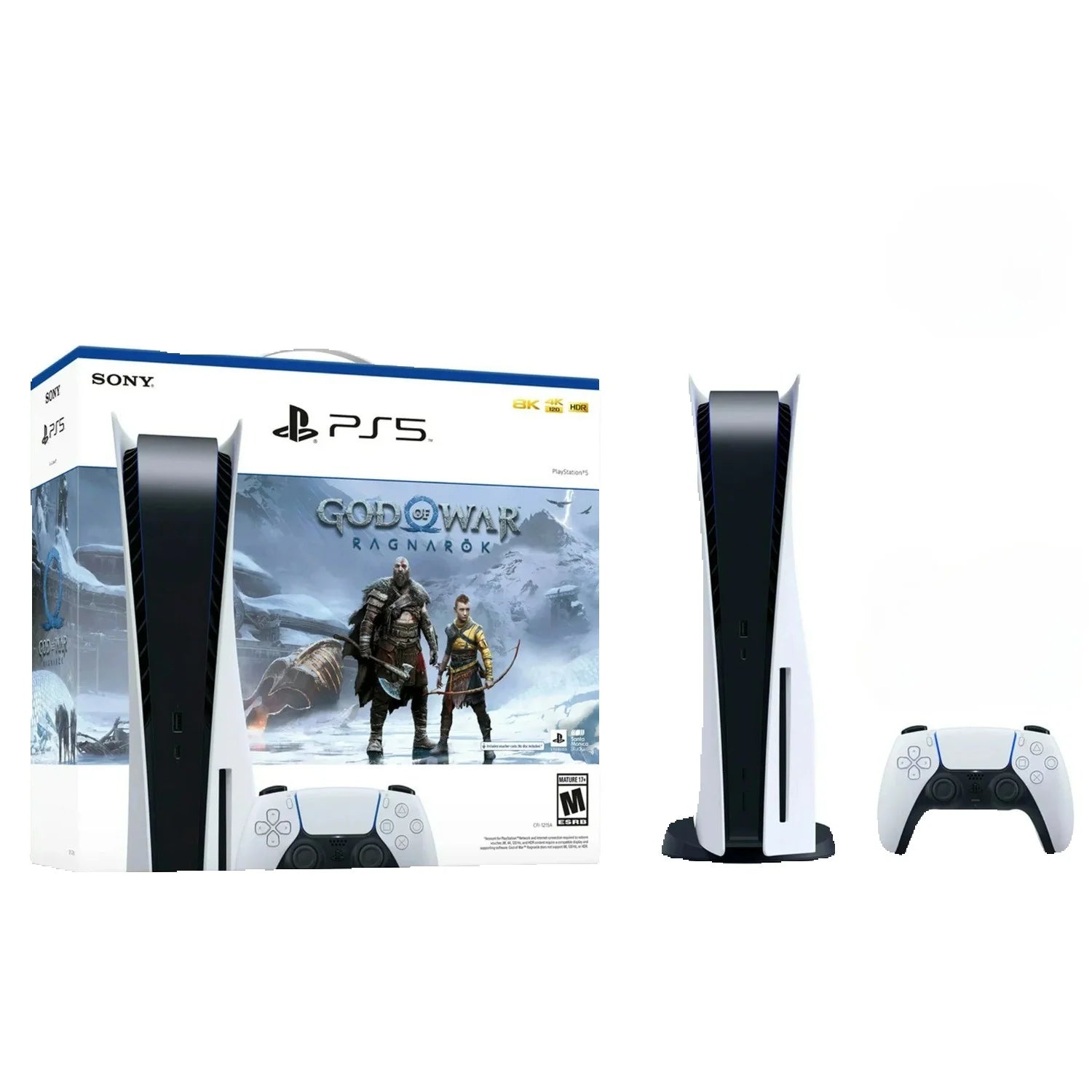 PlayStation 5 Console – God of War Ragnarök Bundle Disc White - Ohberri