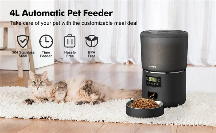 4L Automatic smart pet feeder Ohberri