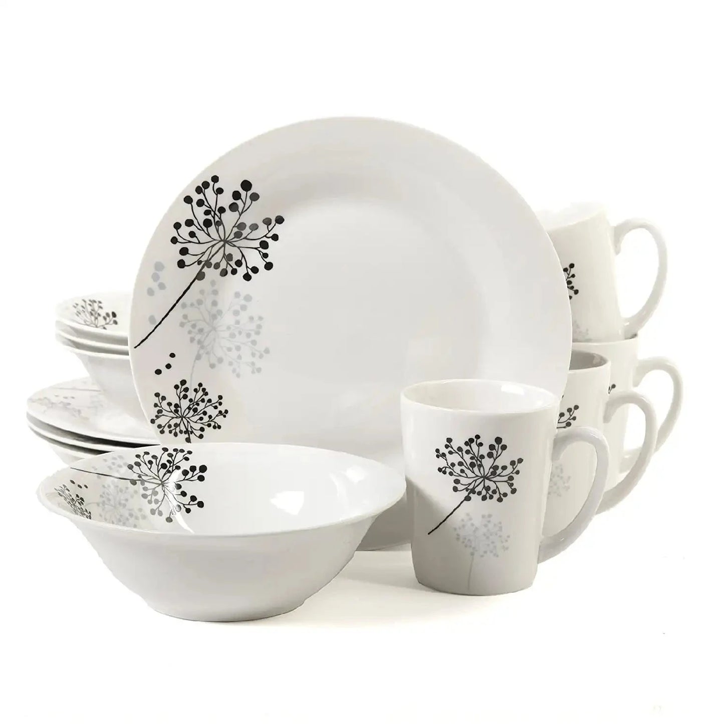 Dinnerware Set, 12 Piece Ohberri