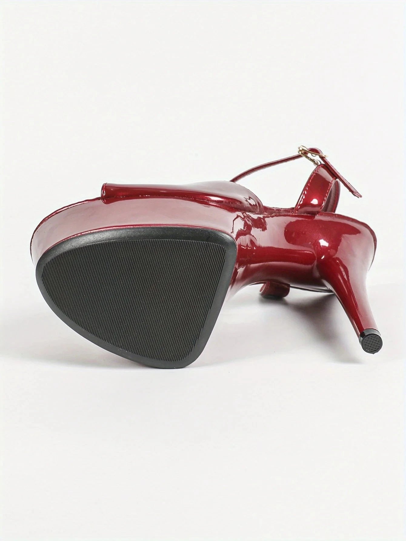 Leather Slim High-heel- Khaki Color Ohberri