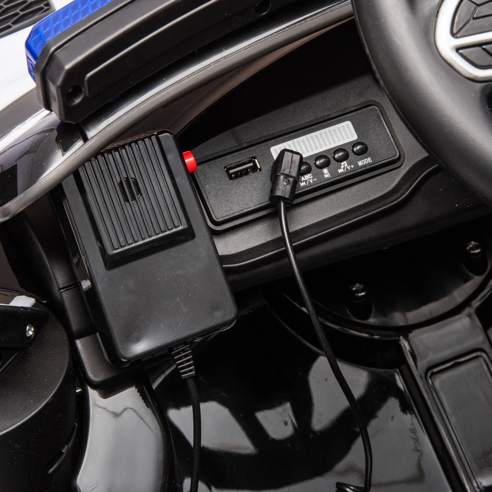 Licensed Dodge Charger,12v Kids ride on police car W/ Remote Control Ohberri