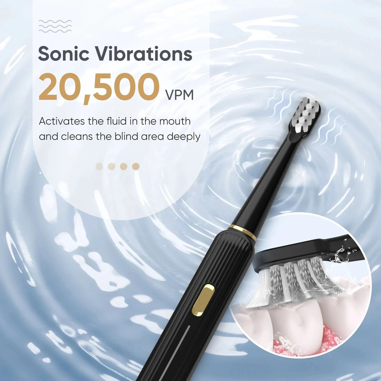 Sonic Rechargeable Ultra Whitening Electric Toothbrush Ohberri