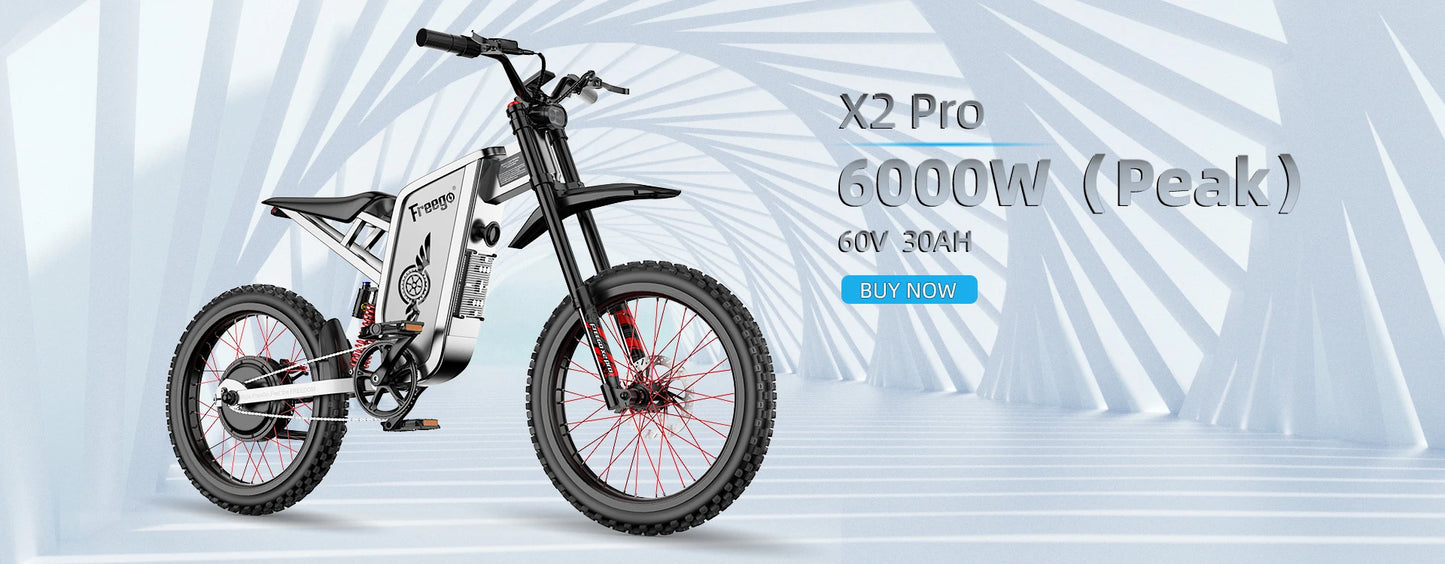 6000W Brushless Gearless Motors 30AH Lithium Battery Speed 90Kmh Electric Dirt Bike - Ohberri